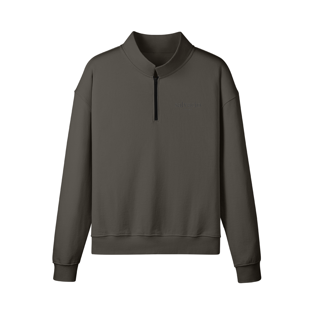 Stand Collar Half-zip